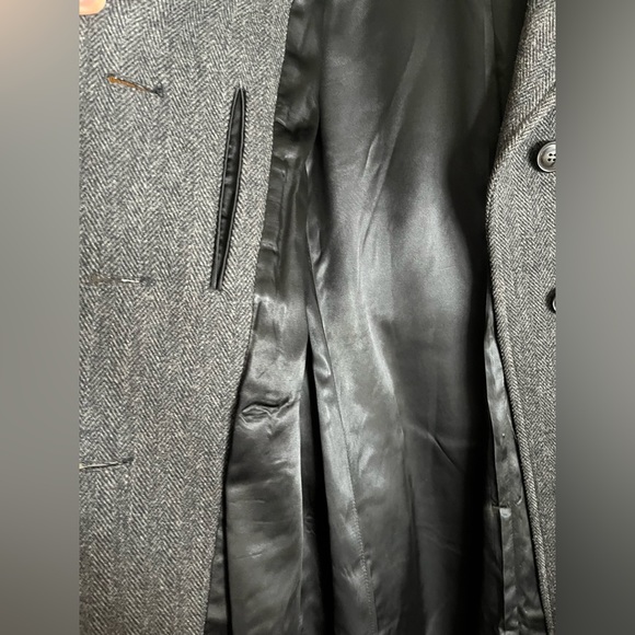 Ladies Brooks Brothers Chesterfield Tweed Herringbone Coat- size 8 - Picture 11 of 16